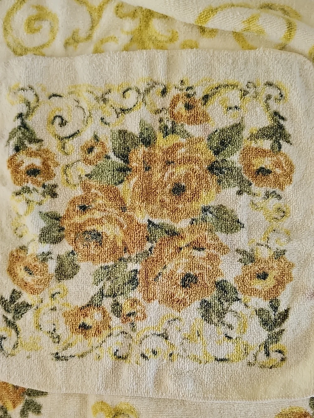 Vintage CANNON Towel AND washcloth Lot